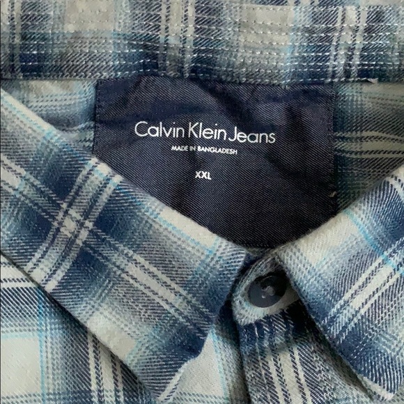 Calvin Klein Jeans Shirts Mens Calvin Klein Jeans Flannel Shirt